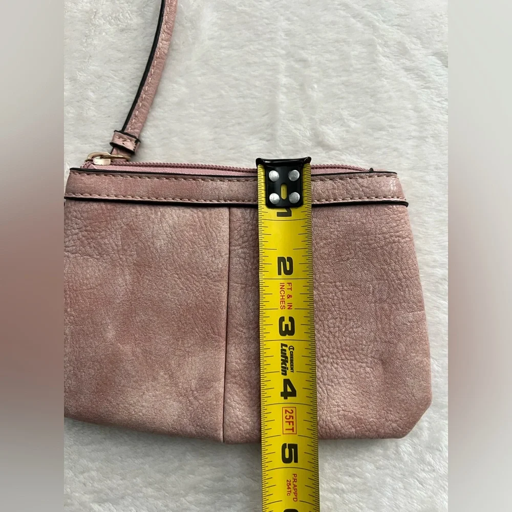 Wilsons Leather Cashwrap Pale Pink Wristlet